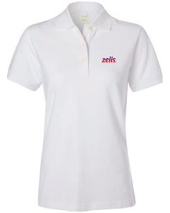 IZOD Women's Short Sleeve Solid Stretch Advantage Pique Polo Shirt